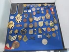 Lot of Vintage WWII Era ++ Misc Patches Pins Medals Military Around The World *