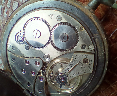 Antique Pleiade Brevet Pocket Watch Niello - Picture 9 of 10