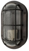 AußEnlampe Wand Oval Messing Glas E27 IP64 B: 23 Cm Schwarz Antik Leuchte Keller
