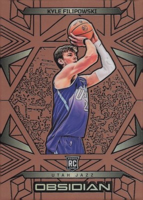 2024-25 Panini Obsidian Kyle Filipowski Electric Etch Bronze Flood #/99 #167