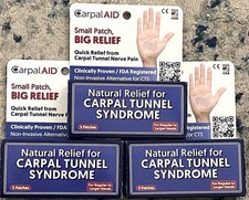 CarpalAID 15 Patches for Larger Hands Aid for Carpal Tunnel Relief Carpal Aid