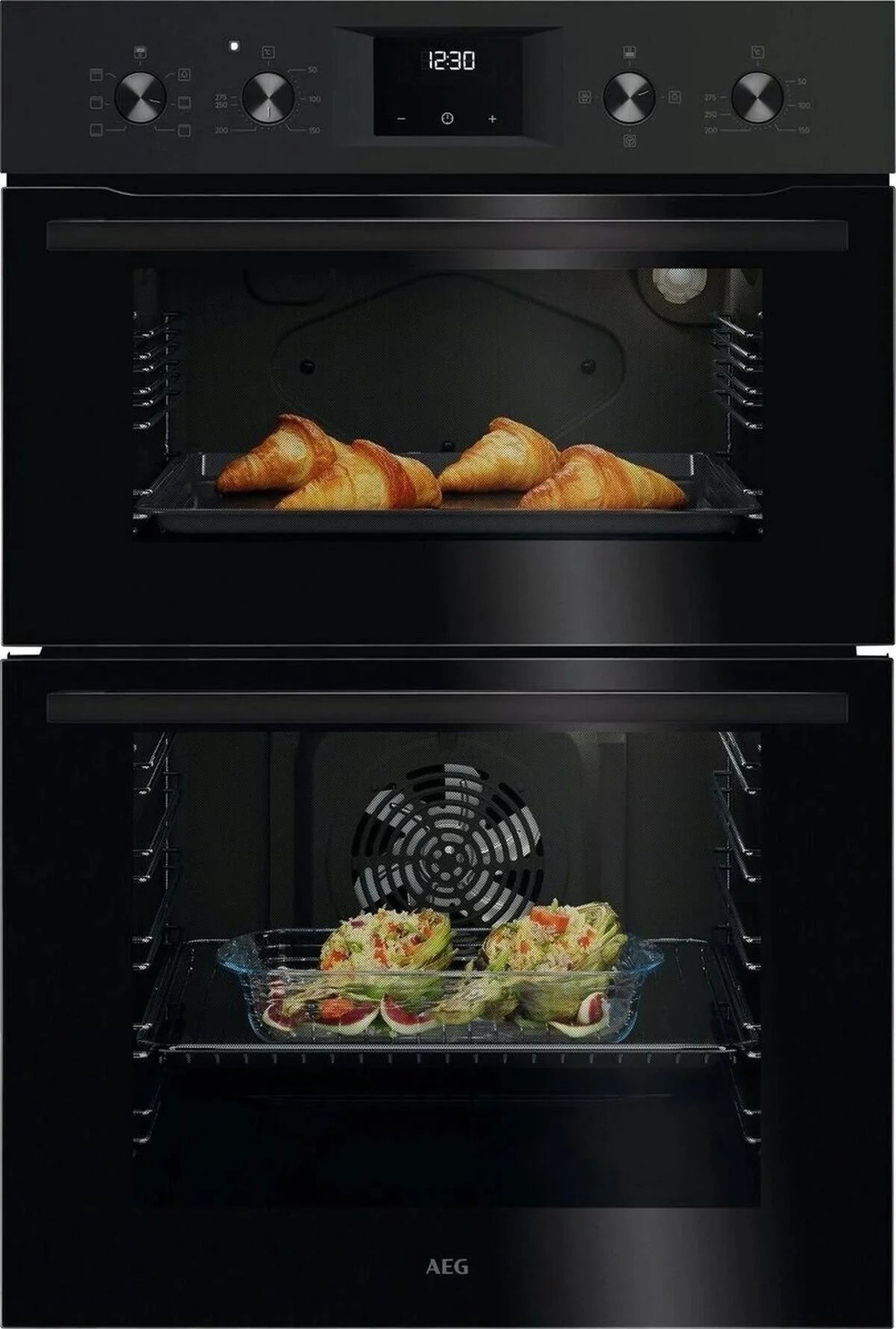 AEG OU5NP20B Double Oven Electric Built In Black GRADE B