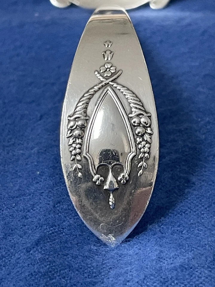 Lunt 纯银 1905 年肉叉 7 英寸和 Gravy Ladle 6 英寸 Mount Vernon — 第 4/4 张图片