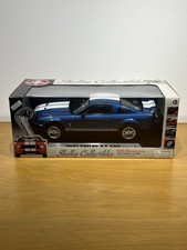 Shelby Collectibles 1:18 2007 Ford Mustang Shelby GT500 Diecast Blue White