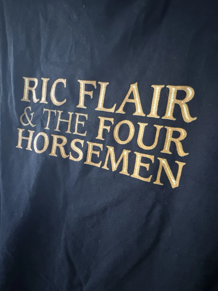 Camisa WWE Ric Flair & The Four Horsemen Doble Cara Talla M Auténtica De Colección 2007 Foto 3 de 4