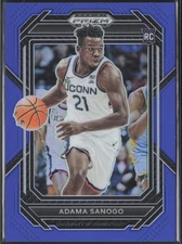 Adama Sanogo RC Rookie 2023 Panini Prizm Blue #8 /199 Connecticut Huskies