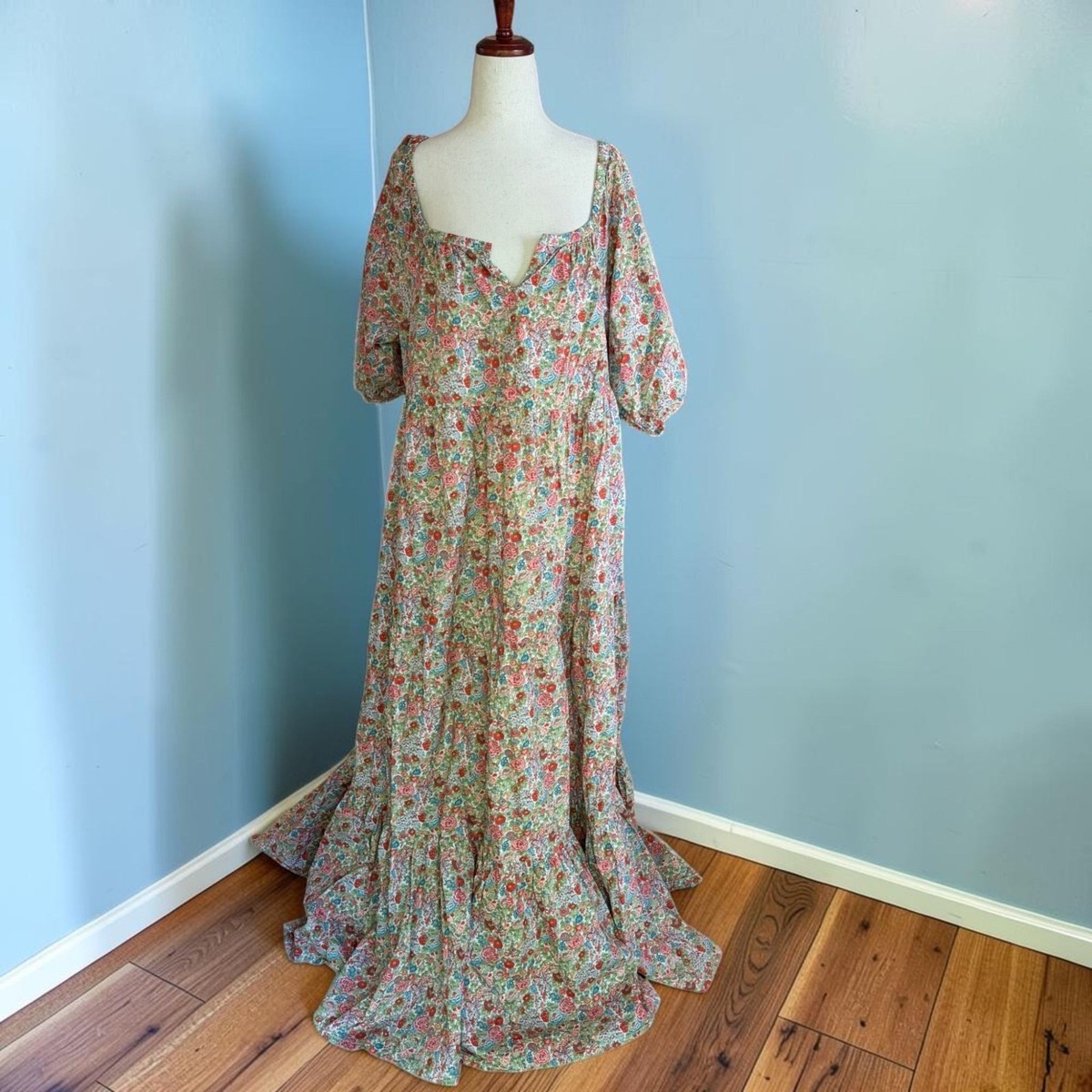 chinese dress ladies Tiered Maxi Dress in Liberty Tana Lawn | Made in England