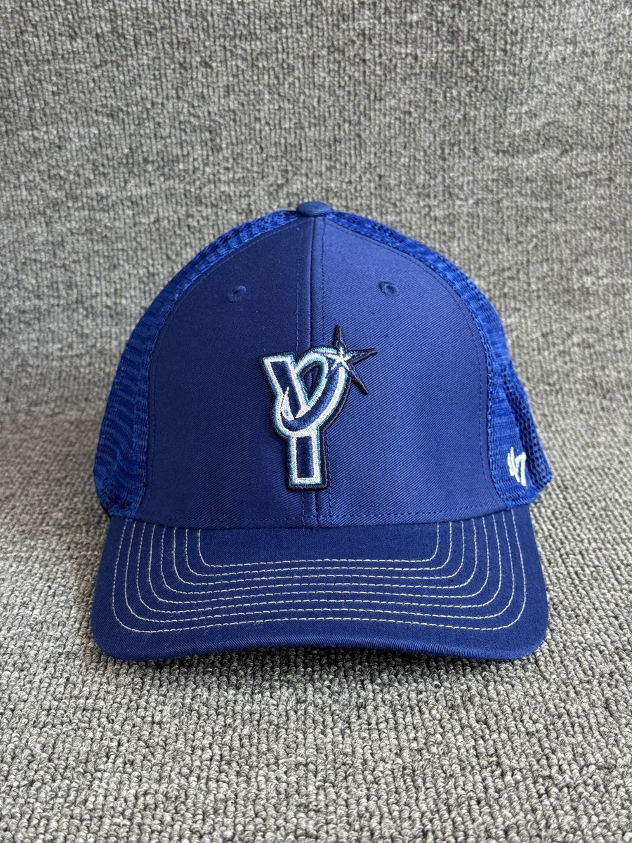 '47 Brand Sports Trucker Snapback Royal Blue Mesh Back Hat Adjustable