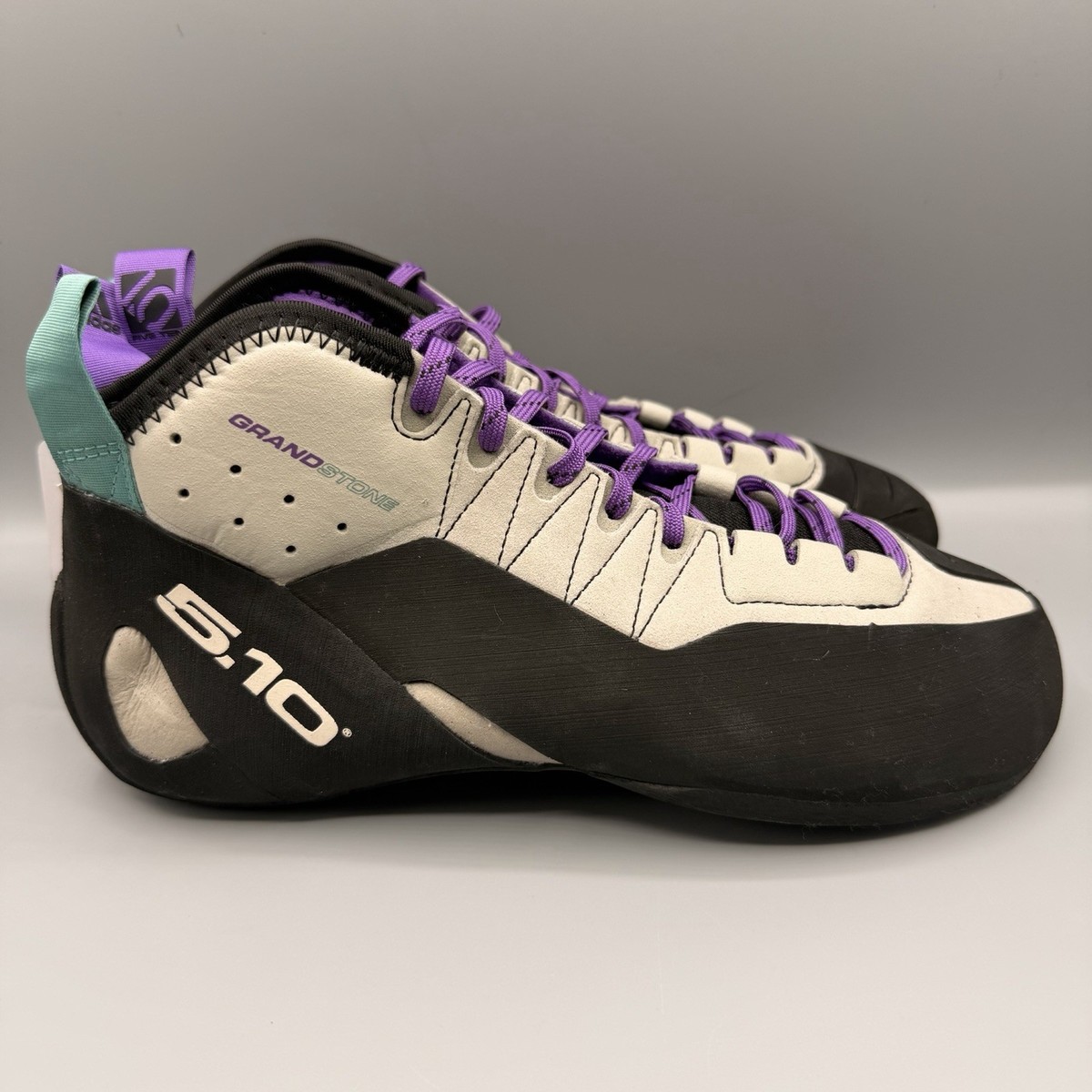 adidas 5.10 Five Ten Grandstone Climbing Shoes Black Purple  display picture 2