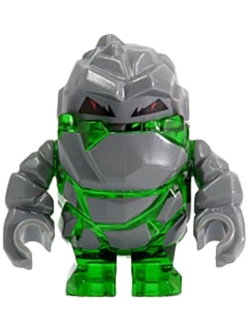 LEGO® Minifig pm001 - Rock Monster - Boulderax (Trans-Green) Power Miner Minifig - Bild 1 von 1