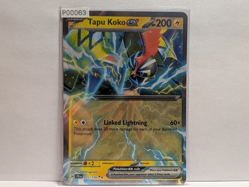 Pokemon TCG Tapu Koko EX 051/159