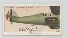 1937 Lambert & Butler Aeroplane Markings Tobacco Romania Rumania #37 1i3