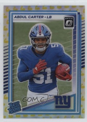 2025 Panini Donruss Optic Rated Flex Prizm /199 Abdul Carter #300 Rookie RC 19l7