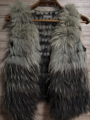 Princess goes Hollywood Pelzweste 40 real fur racoon