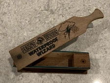 Vintage PENN'S WOODS TURKEY CALL - WATERPROOF WIZARD - Turkey Box Call