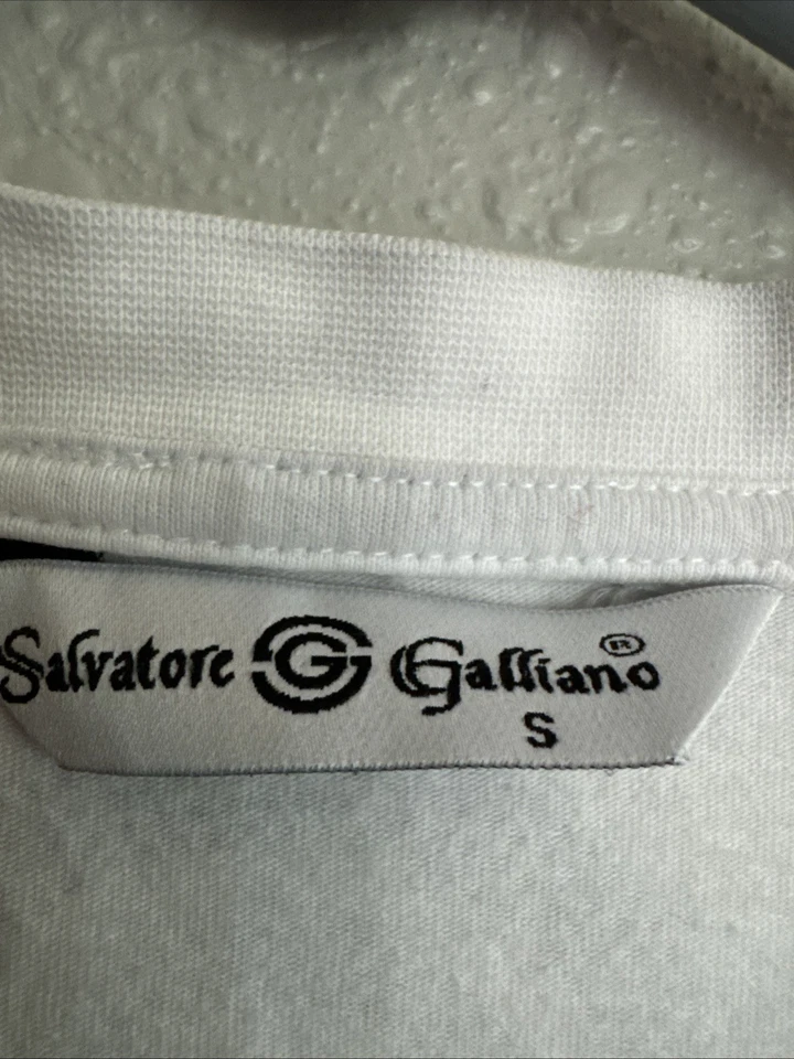 Camiseta Salvatore Galliano Talla Pequeña Streetwear Rara Difícil de Encontrar Foto 4 de 4