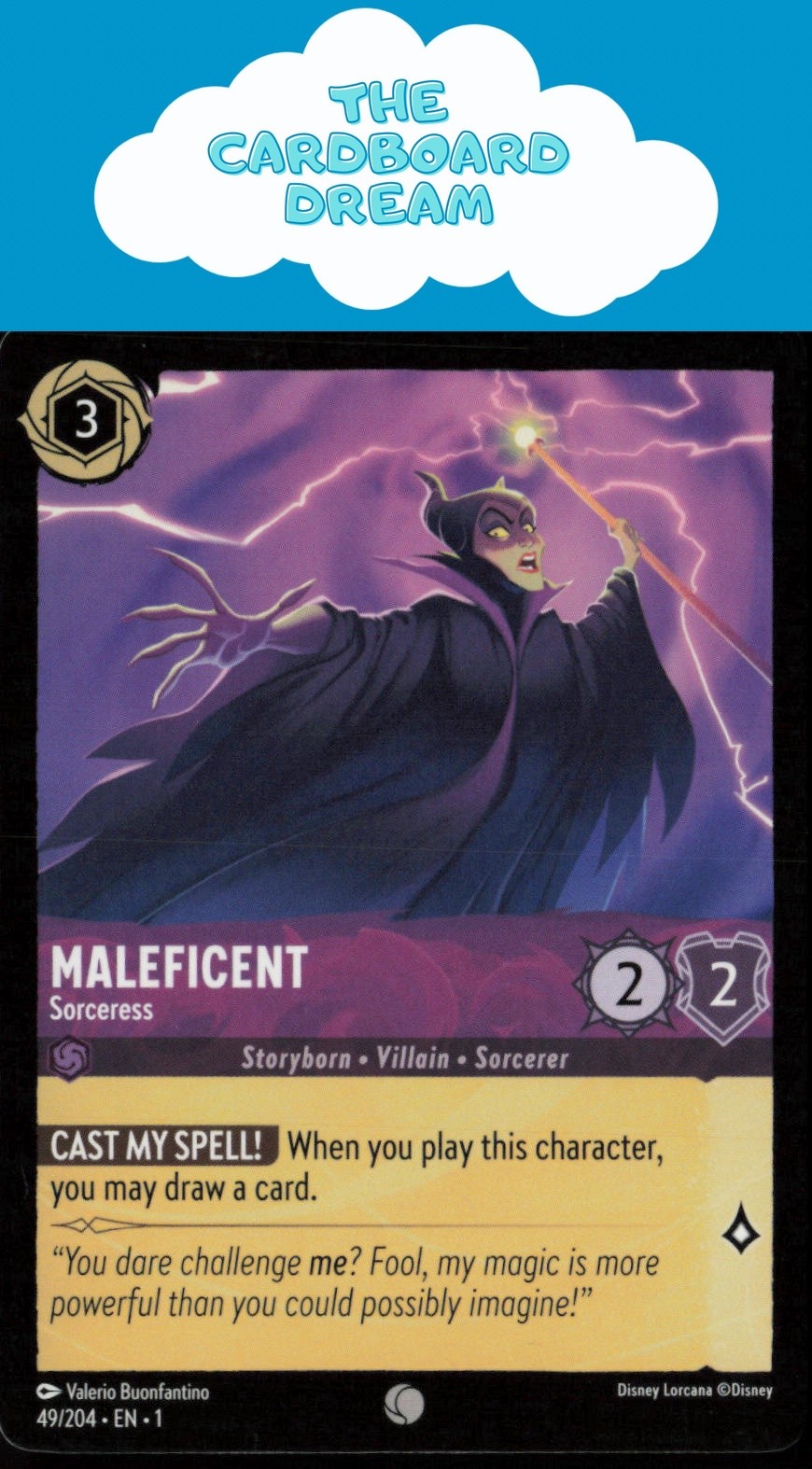 Maleficent The First Chapter #49/204 Common Disney Lorcana Card