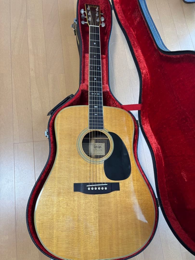 Cats Eyes CE-400 Acoustic Guitar Tokai Japan Vintage 1979 Solid