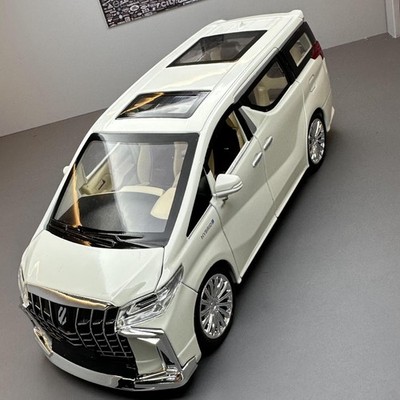 1:24 Alloy Alphard MPV Diecast Model Car - Sound, Light & Pull Back Action Van