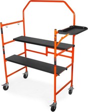 WEN 4 Foot Portable Rolling Scaffolding 500 lb Capacity