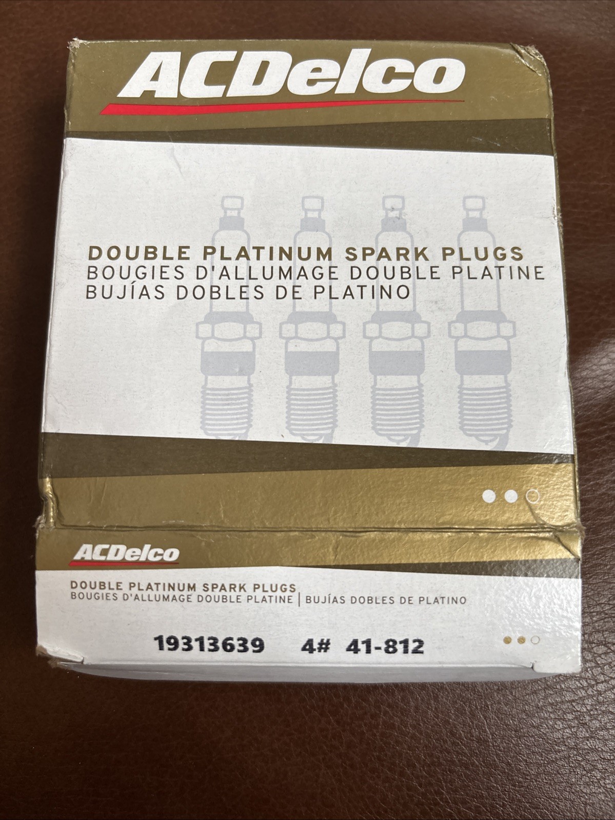 ACDelco Double Platinum Spark Plugs 41-812 Set Of 4