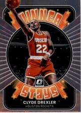 Clyde Drexler - 2021-22 Donruss Optic - #15 - Winner Stays Basketball