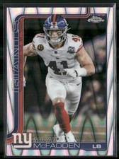 2025 Topps Chrome #232 Micah McFadden Ray Wave Refractor