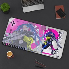 Cyberpunk Anime Desk Mat, Gaming Mouse Pad, Cool Desk Accessory, Large Desk