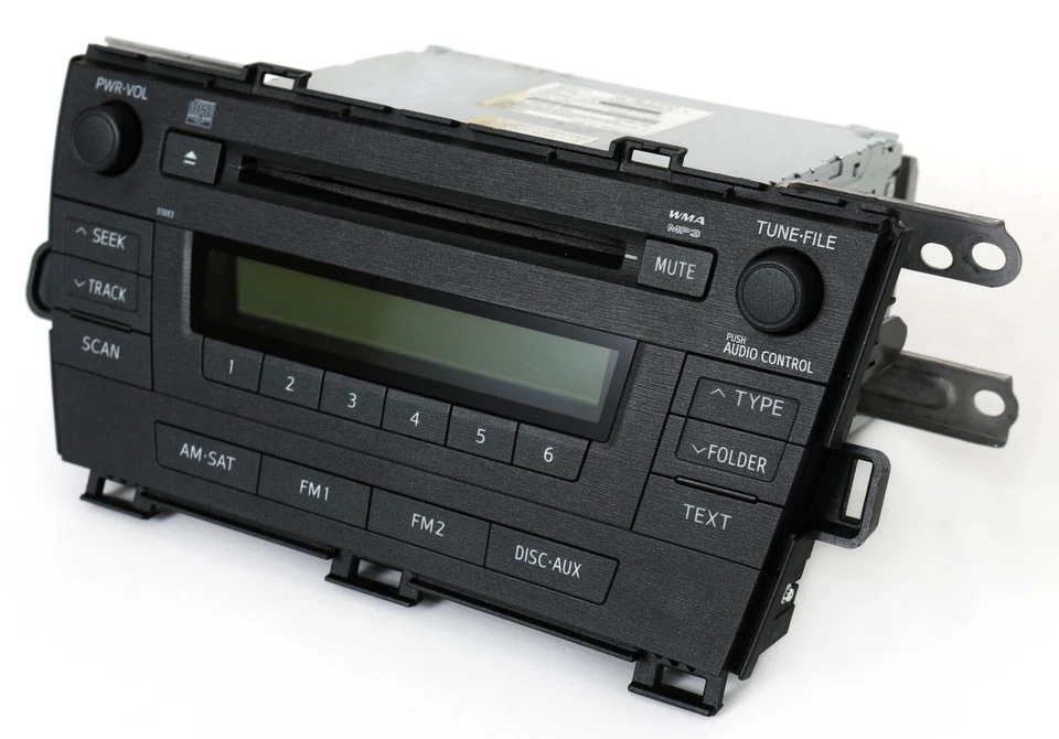 Toyota Prius 2010-2011 radio AM FM mp3 CD Face ID 51883 86120-47290 Foto 3 de 4