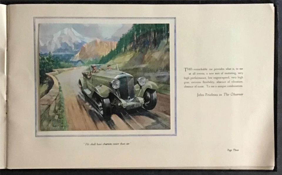 RAILTON RANGE Car Sales Brochure c1936 TOURER Sandown Saloon FAIRMILE DROPHEAD + - Image 3 of 4
