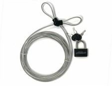 Car Cover Lock Package With Cable Lock And Keys For Universal Car Covers Steel