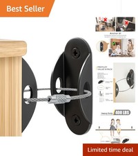 Heavy-Duty Furniture Anchors 10 Pack - Secure Your Home Against Accidents