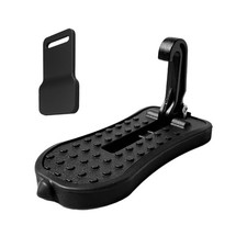 Car Door Step for Roof Access, Foldable Door Latch Step with Adjustable Hook,...