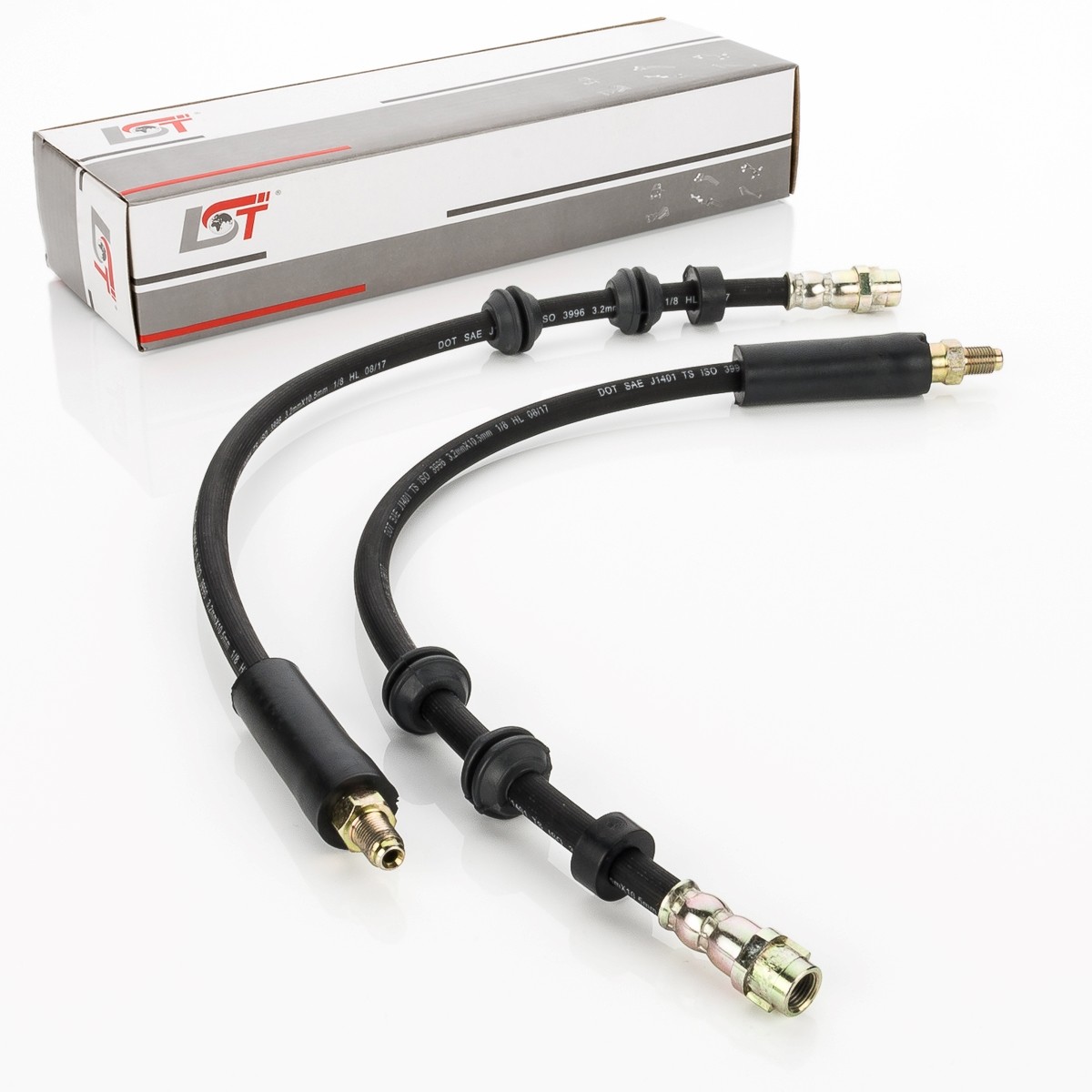 2x Brake Hose Front for MERCEDES BENZ C CLASS W205 - 475 mm