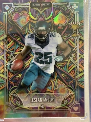 2025 Wildcard 5 Card Draw Lesean McCoy Holy Grail 1 of 1 Only one of its Kind