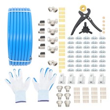 Garage Shop Compressed Air Line Kit Complete System 200 ft 3/4"