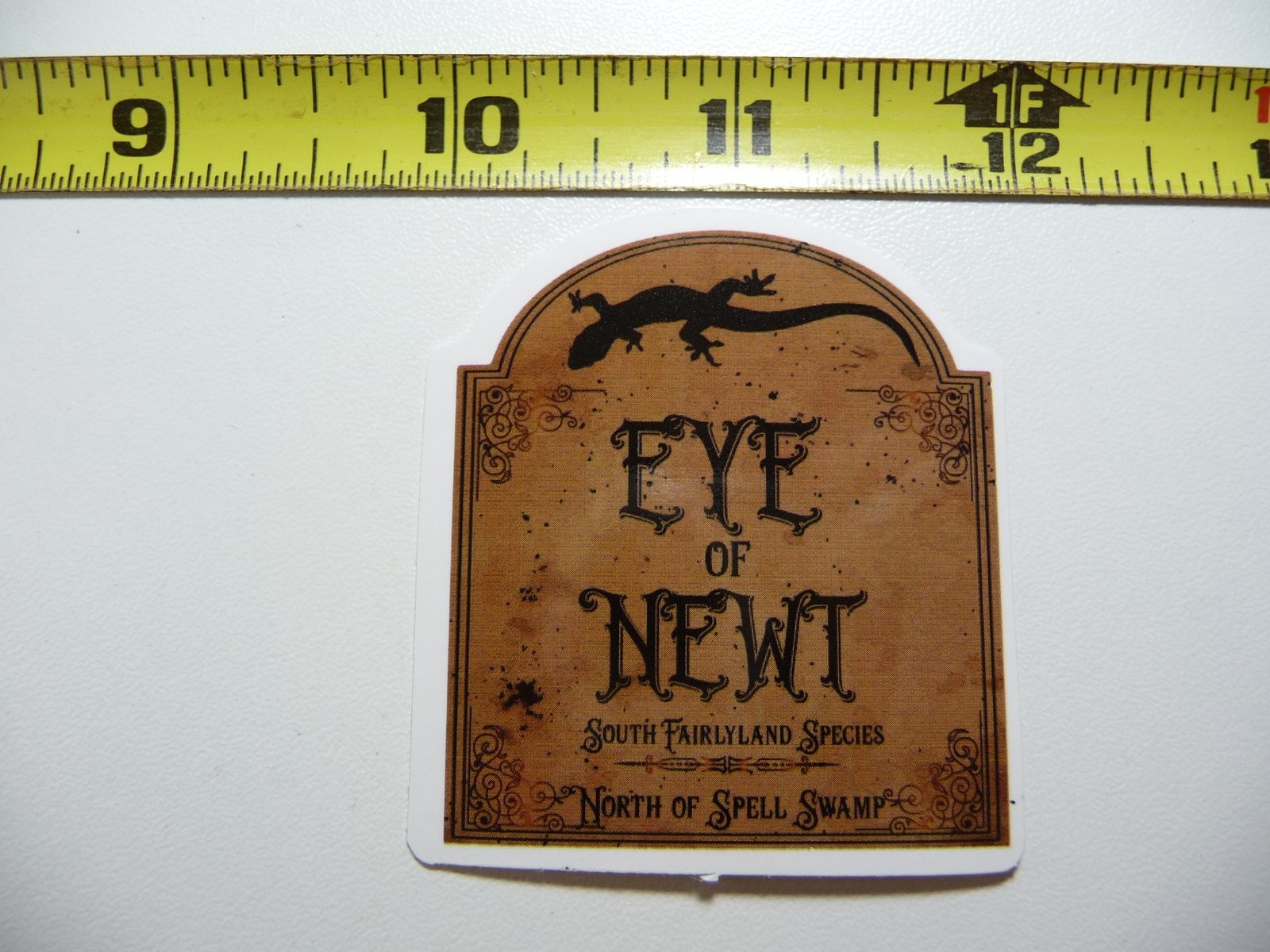 Eye of Newt Witchcraft Potion Sticker - Gothic Spell Decal for Witches