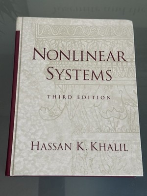 Nonlinear Systems by Hassan Khalil , published by Prentice Hall 2002  LN
