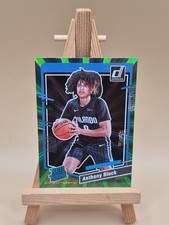 2023-24 Panini Donruss Rated Rookie Holo Green Laser #202 Anthony Black RC