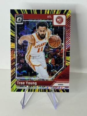 2024-25 Donruss Optic International Trae Young Electricity /75 SSP