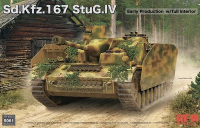 Ryefield Model 1/35 German Sdkfz167 StuG. IV Early Prod Full Interior 5061 SALE!