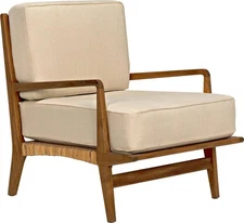 Traditional Teak and Rattan Allister Chair