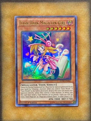 Yugioh Toon Dark Magician Girl DUPO-EN041 Ultra Rare 1st Ed NM