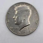 1974 P Uncirculated Kennedy Half Dollar, Free Shipping
