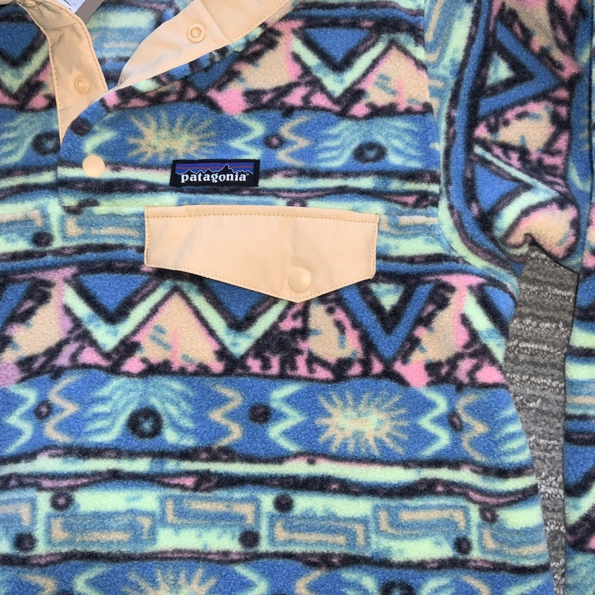 Patagonia Synchilla Snap-T Fleece High Hopes Geo: Salamander Green