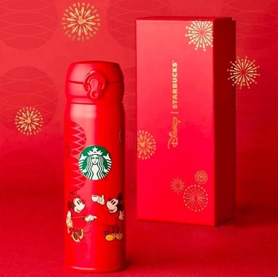 Starbucks X Disney 2025 China Mickey and Minnie 17oz SS Tumbler #