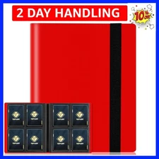 Trading Card Binder, Card Binder Album Folder Book Fit for MTG Baseball Footb...