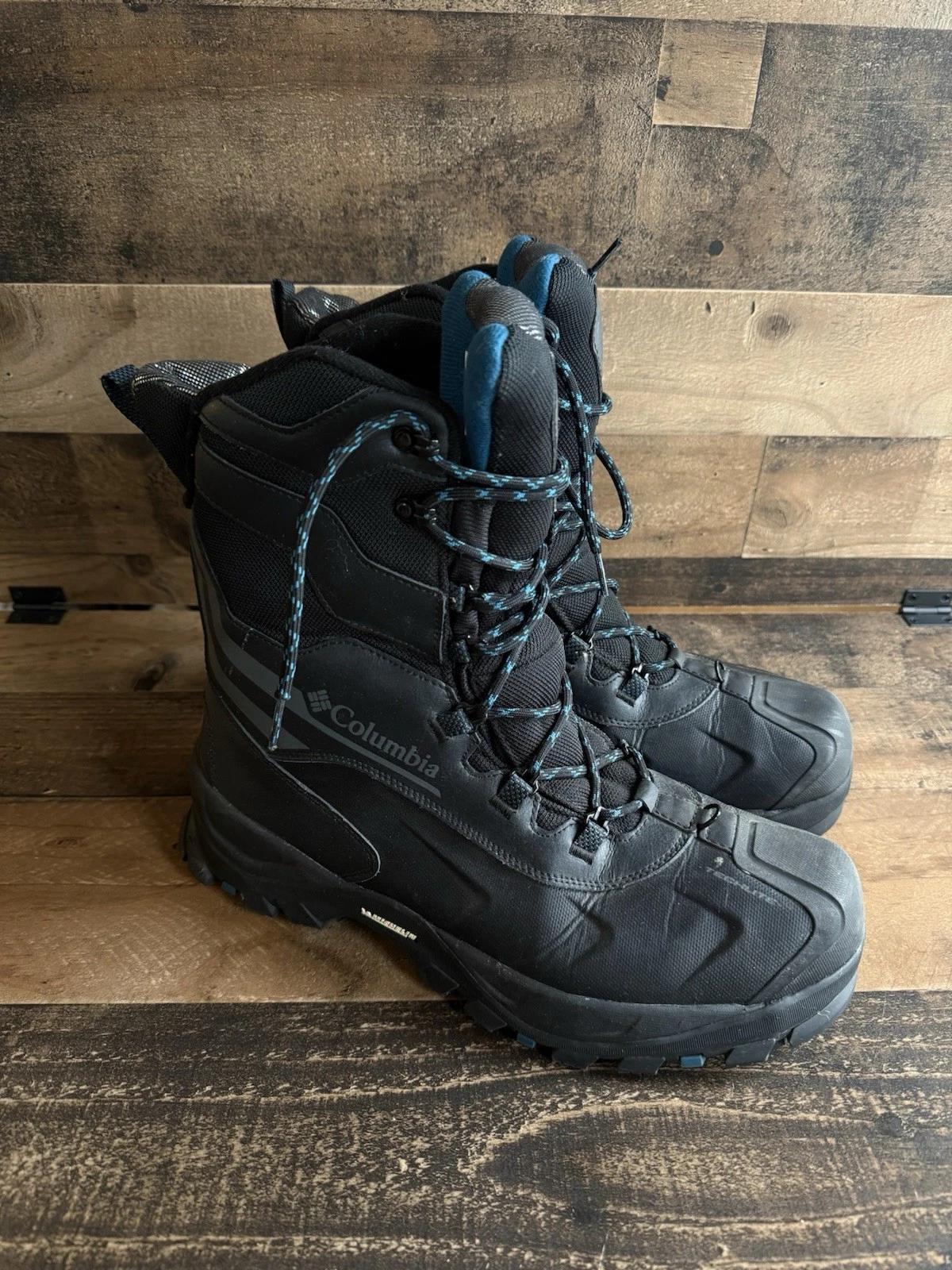 Columbia Snow Boots Mens 13 Black Bugaboot Plus IV Omni-Heat