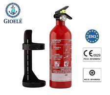 Estintore a polvere con manometro per auto casa barca gommone omologato MED 1kg