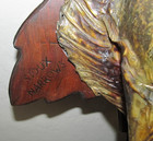 1954 Northern PIKE Head Skull Fish Taxidermy Mount Lake of the Woods Canada — photo 5